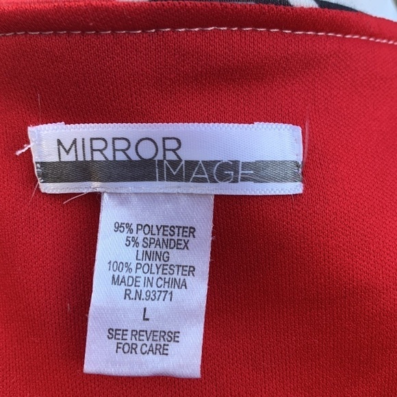 Mirror Image tribal print open front jacket, size XXL (custom tailored) - Picture 6 of 6